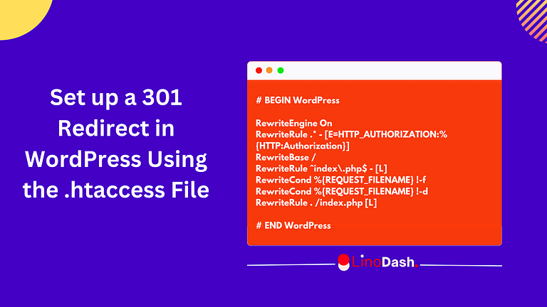How to Add 301 Redirect in WordPress via .htaccess File: Beginner’s Guide